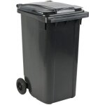 Vepa bins vb 240000 poubelle 240 l roulettes extrieur polythylne haute densit noir