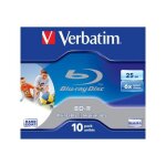Verbatim - 10 x bd - r - 25 go 6x - surface imprimable - boîtier cd Verbatim - 10 x bd - r - 25 go 6x - surface imprimable - boîtier cd