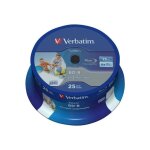 Verbatim datalife - 25 x bd - r - 25 go 6x - surface imprimable par jet d'encre - spindle Verbatim datalife - 25 x bd - r - 25 go 6x - surface imprimable par jet d'encre - spindle