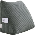 Vercart coussin de lecture compens� gros coussin canap� traversin t�te de lit support arri�re velours ...