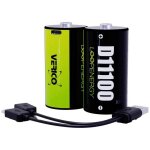 Verico loopenergy pile rechargeable lr20 (d) li - ion 7400 mah 1. 5 v 2 pc(s)