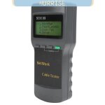 V�rificateur de c�ble internet outil de test rj45 rj11 bnc pour les erreurs de c�blage d�tection du point ...