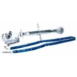 Verin de remorque - barre de pousse cat ii - l 545x785 mm avec crochet auto.