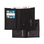 Vritable portefeuille militaire noir en rip stop toe