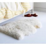 V�ritable tapis mouton 100% naturel