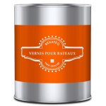 Vernis pour bateaux yachts 1l incolore satin�e - laque plancher bois meubles bois - parquets escaliers ...