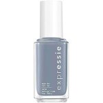 Vernis  ongles - essie - expressie 340 air dry - pinceau biseaut - schage rapide - bleu ardoise