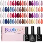 Vernis � ongles gel - estampille - 36 couleurs - lot - s�che sous lampe uv / led - brillante et mate ...