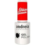 Vernis  ongles gel semi - permanent - andreia - bk2 neon orange - brillance intense