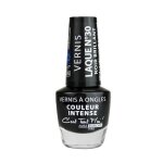 Vernis  ongle - miss europe - cest tout moi - n30 noir brillant - haute qualit - schage ultra - rapide ...