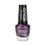 Vernis  ongle - miss europe - intense metal - n6 - mauve feline - schage ultra - rapide