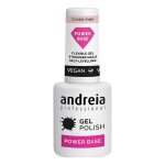 Vernis  ongles - andreia - gel polish power base - rose - 105 ml - semi - permanent