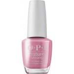 Vernis  ongles vegan - opi - nature strong knowledge is flower - rose - ingrdients bio - sourcs