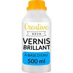 Vernis - creative deco - brillant - 500 ml - laque transparent et incolore