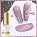Vernis semi permanent magntique 7 ml couleur arc - en - ciel cat eye vernis  ongles gels semi - permanents ...