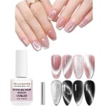 Vernis semi - permanent magn�tique 9d - zgeer - ?il de chat - effet holographique - argent - brillant ...