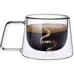 Verres � double paroi espresso 200ml tasses thermos en verre isotherme r�sistant au chaud et froid avec ...
