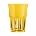 Verre � eau 40 cl jaune - summer pop - luminarc