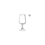 Verres - verre � vin - 21 cl - viticole transparent