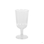 Verres � vin plastique transparent r�utilisable 20 cl par 50