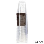 Verrines en plastique - 5five - facettes - d. 5 x h. 54 cm - 60 ml - 20 units