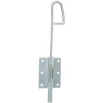 Verrou baionnette - afbat - 16mm - en applique - nickel - zinc - europen