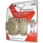 Verrou  bouton pluton - vachette - 45 mm - gris - nickel - acier embouti - encastre