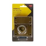 Verrou � cylindre double - cogex - s�curit� int�rieure et ext�rieure - acier laqu� - 3 cl�s incluses ...