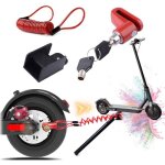 Verrou frein disque fil acier pour m365 antivol trottinette �lectrique accessoire s�curit�. .