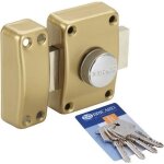 Verrou de s�curit� - bricard - astral - 42 mm - 4 cl�s r�versibles - double protection contre leffraction ...