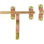 Verrou vervelle afbat - 16 mm - acier nickel� - jaune