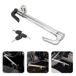 Verrou de volant r�tractable antivol double cylindre de verrouillage longueur r�glable adapt� aux suv ...