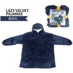 Version bleu - hiver en plein air À capuche poche couvertures chaud doux robe inclinée peignoir sweat ... Version bleu - hiver en plein air À capuche poche couvertures chaud doux robe inclinée peignoir sweat ...