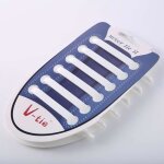 Version cn - blanc - 12 pices - ensemble lacet cratif unisexe femmes hommes athltique course sans ...