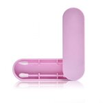 Version purple - 1 pices - 2 pices rutilisable coton - tige oreille nettoyage silicone lavable maquillage ...