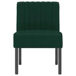 Vert fauteuil de relaxation - solomon - 1 place - chaise tv - sans accoudoirs vert fonc� velours ff237 ...