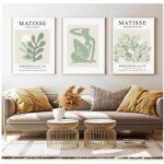 Vert sauge femme abstrait mur art toile peinture affiches et gravures mur photos pour salon d�cor 50x70cm ...