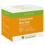 Marque verte abso compresses striles non tiss 75cm x 75cm 100 compresses