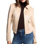Veste beige morgan femme gelato
