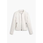 Veste en cuir femme desigual sand