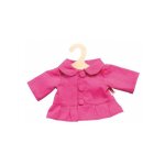 Veste rose pour poupon 28 - 33 cm - vetement poupee (ref. h45)