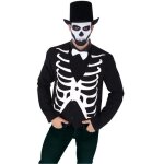 Veste squelette homme - marque - taille unique - halloween - adulte Veste squelette homme - marque - taille unique - halloween - adulte