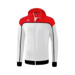 Veste de survêtement erima change - blanc / rouge / noir - homme Veste de survêtement erima change - blanc / rouge / noir - homme