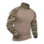 Veste tactique homme - xkttac - camouflage flecktarn / cp - taille s - 4 poches