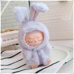 Vetement et accessoire pour poup�e labubu de 17cm: lapin bleu