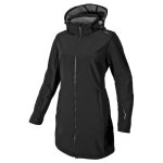 V�tements femme vestes cmp softshell coat zip hood - cmp - noir - blanc