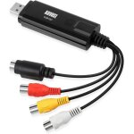 Vgb100 convertisseur vhs vers num�rique convertisseur vid�o usb 2. 0 pour num�riser cassettes vhs / hi8 ...