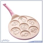 Vgeby po�le � cr�pes pour enfants mini po�le � pancakes 7 trous pour enfants mignons nonstick moules ...