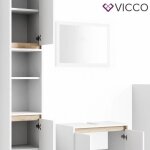 Ensemble de meubles de salle de bain emma 4 parties blanc / sonoma sonoma vicco Ensemble de meubles de salle de bain emma 4 parties blanc / sonoma sonoma vicco