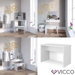 Vicco tabouret pour coiffeuse banc banquette chaise 70 cm blanc Vicco tabouret pour coiffeuse banc banquette chaise 70 cm blanc
